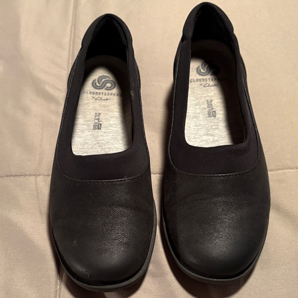 Cloudsteppers by Clarks Women's Classic Black Loafers
